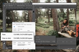 image optimization of photoshop