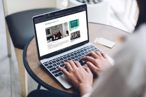 person looking at the green closet creative blog