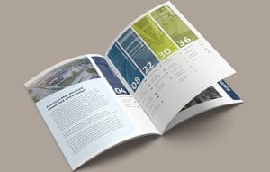 agazine print advertisement featuring promotional content and branding